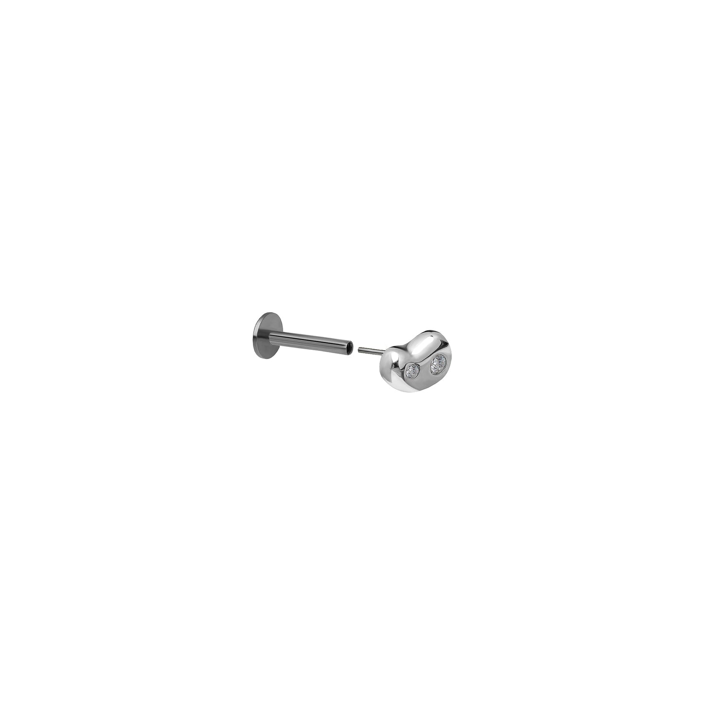Kolczyk do piercingu Dew 2 Silver
