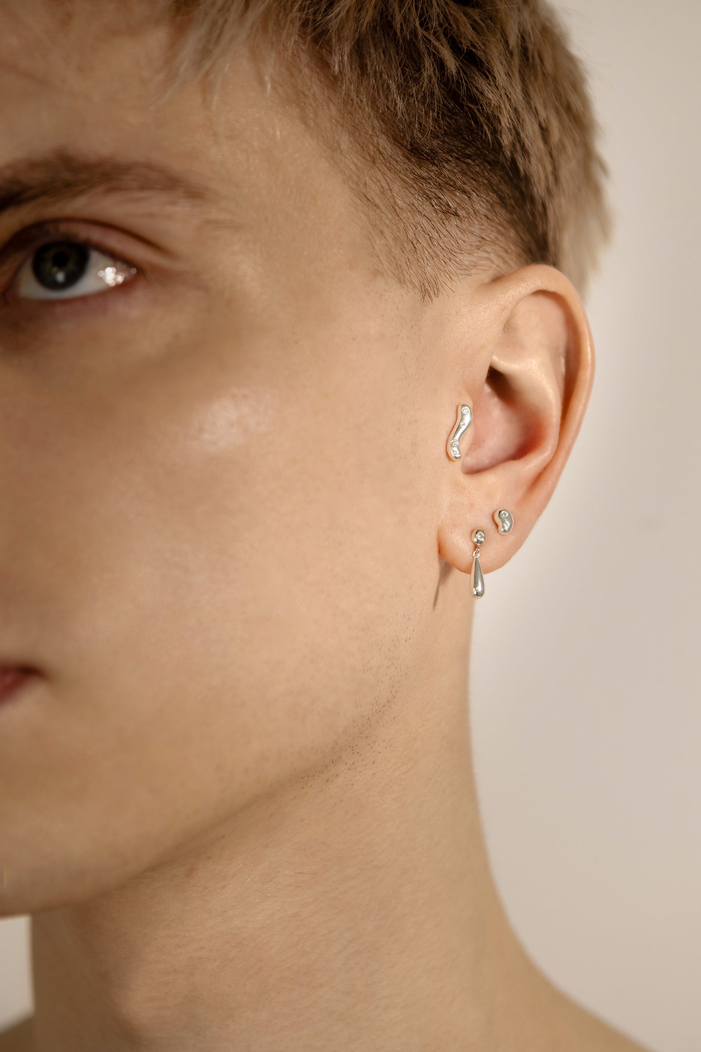 Kolczyk do piercingu Dew 2 Silver
