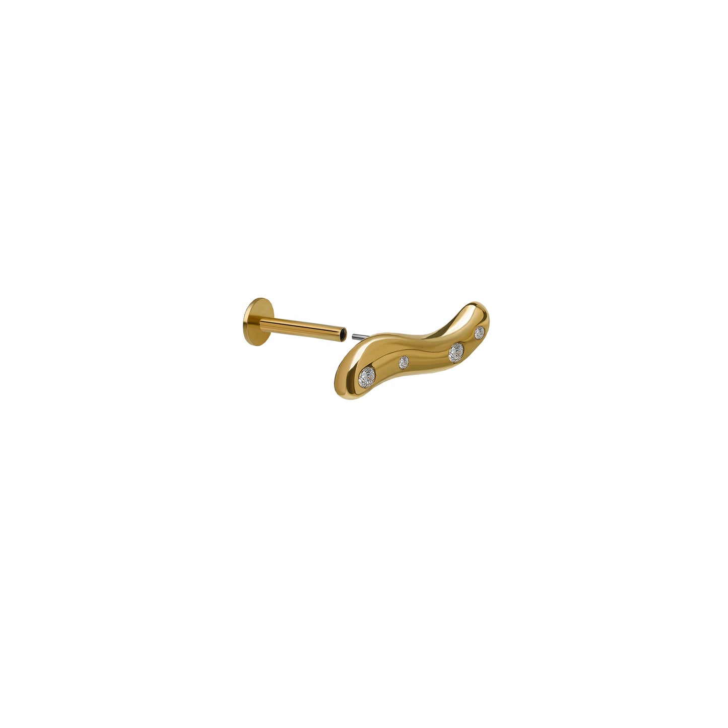 Kolczyk do piercingu Dew 5 Gold
