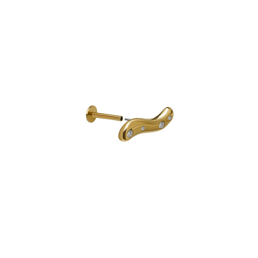 Kolczyk do piercingu Dew 5 Gold