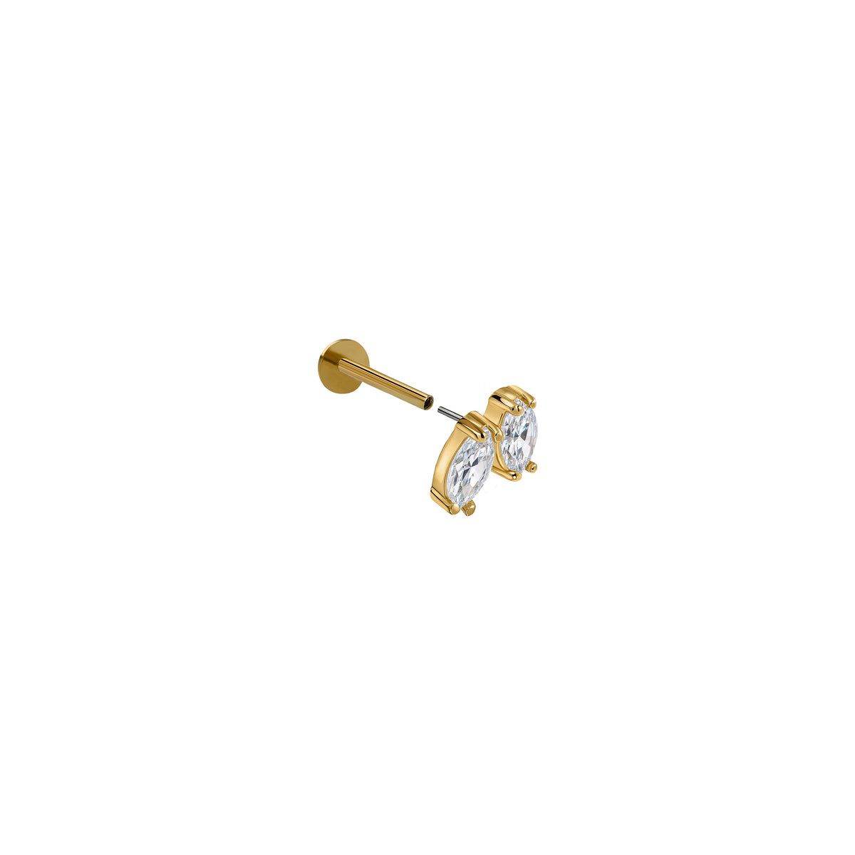 Kolczyk do piercingu Fairy 2 Gold