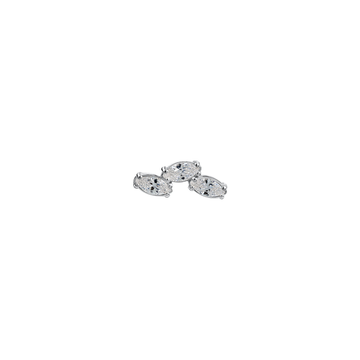 Kolczyk do piercingu Fairy 3 silver