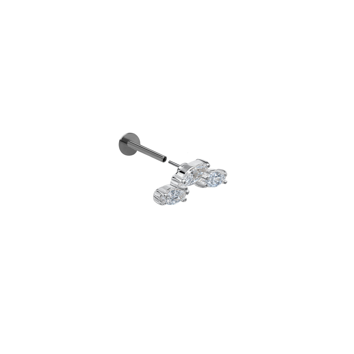 Kolczyk do piercingu Fairy 3 silver