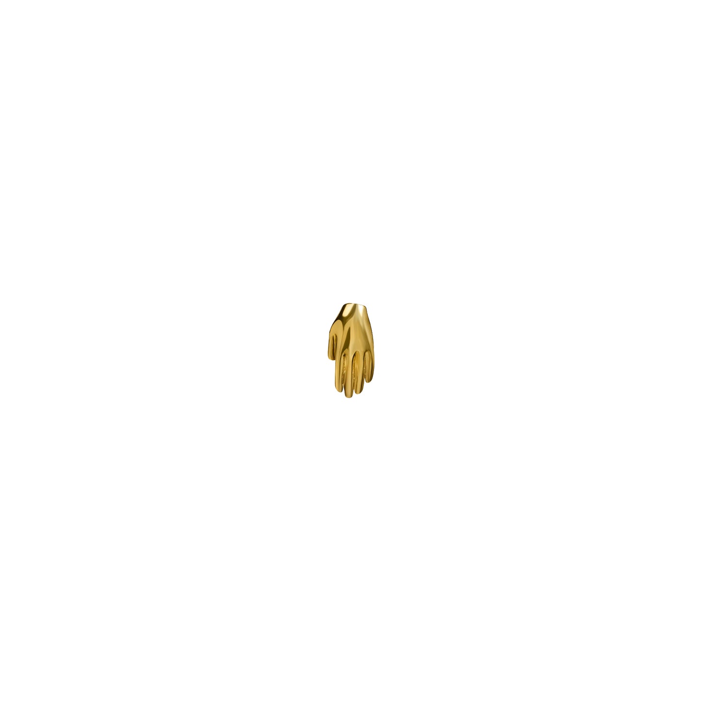 Kolczyk do piercingu Hand Gold