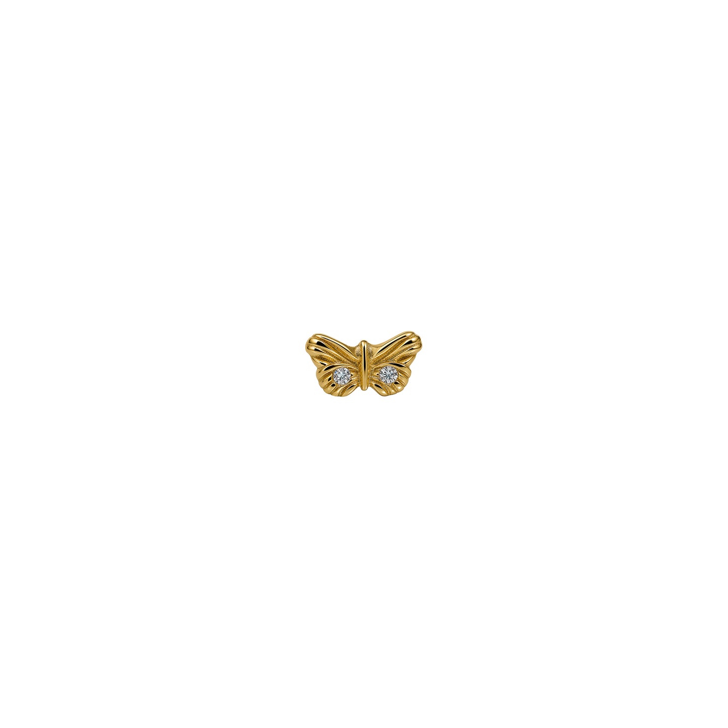 Kolczyk do piercingu Papillon Gold