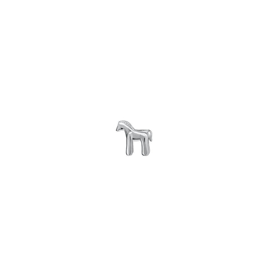 Kolczyk do piercingu Pony Silver