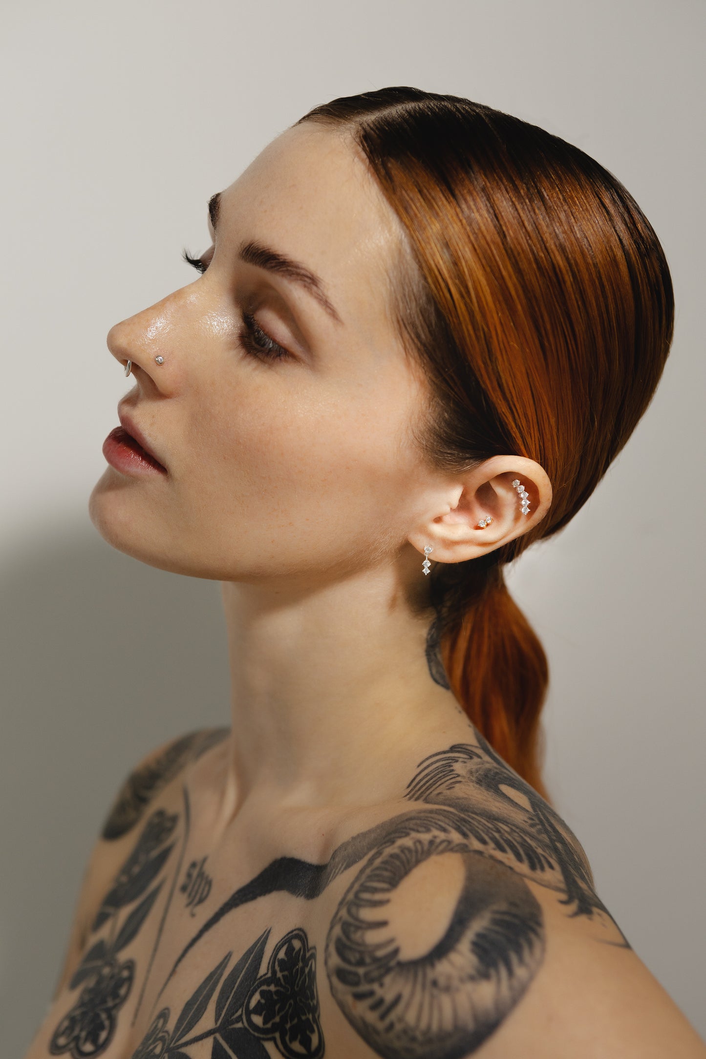 Kolczyk do piercingu Zirconia 5 Silver