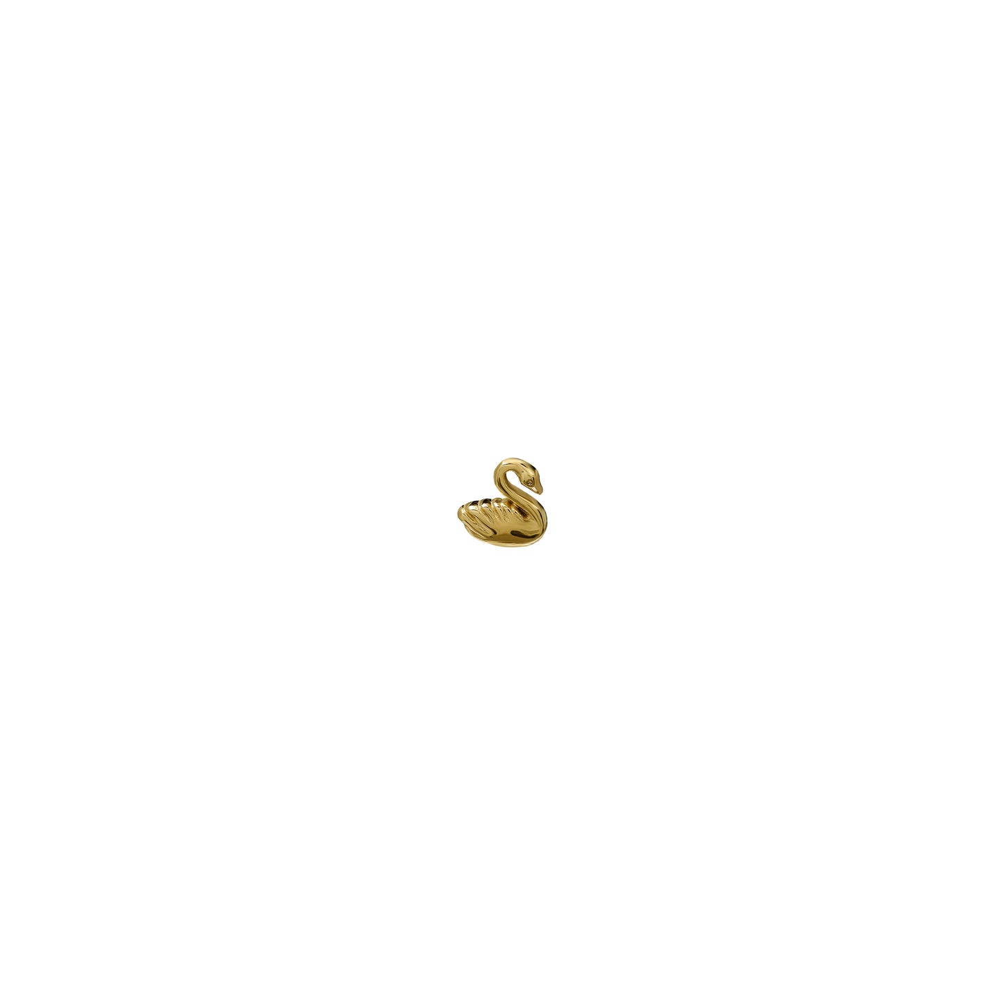 Kolczyk do piercingu Swan Gold