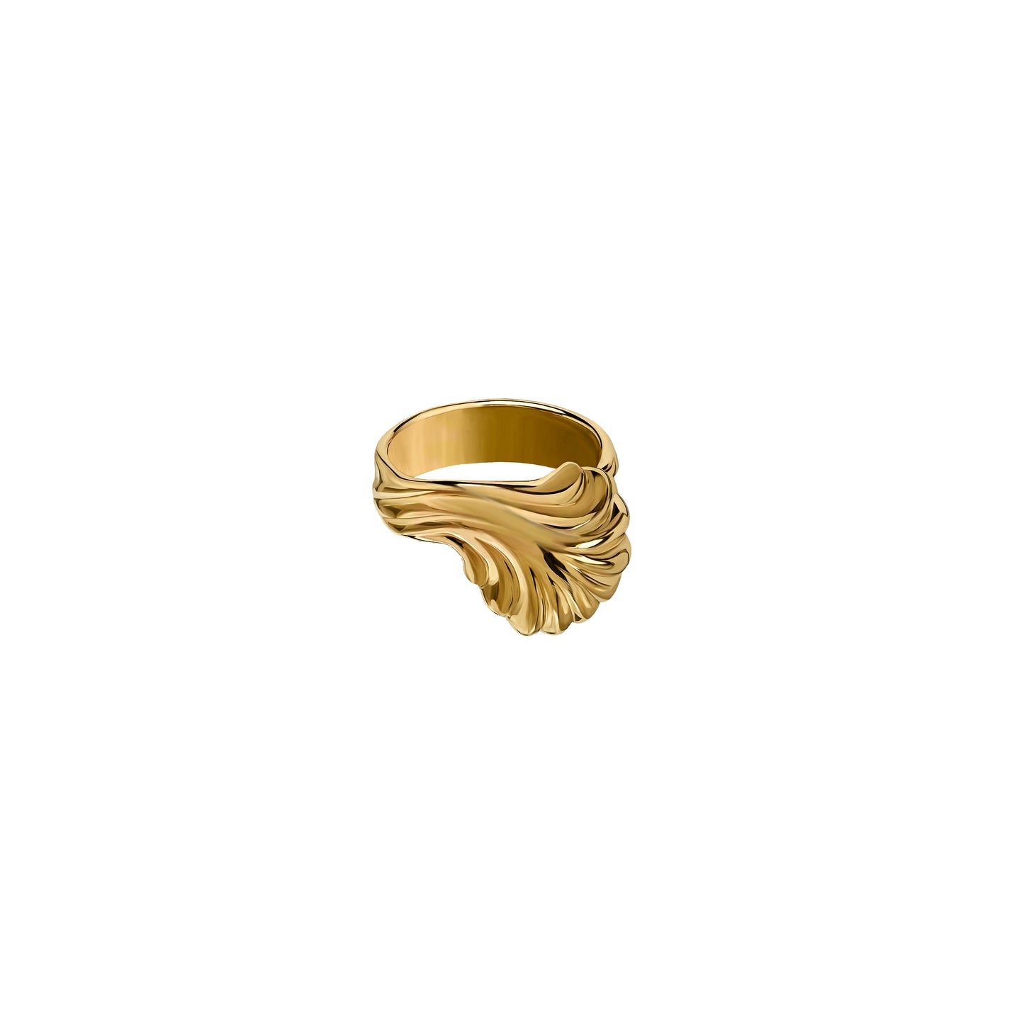 Pierścionek Shell Gold