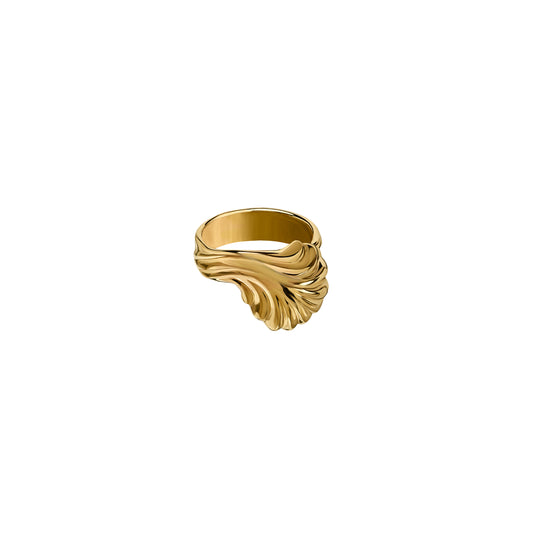 Pierścionek Shell Gold